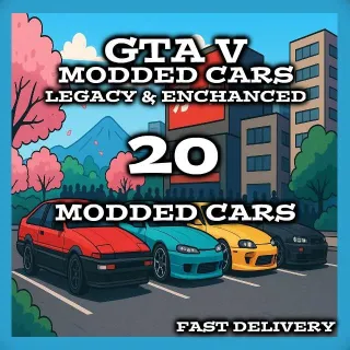 ✨ GTA V | ENCHANCED & LEGACY EDITION | 20 MODDED CARS | READ DESCRIPTION! ✨