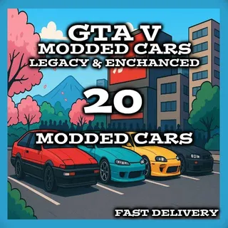 ✨ GTA V | ENCHANCED & LEGACY EDITION | 20 MODDED CARS | READ DESCRIPTION! ✨