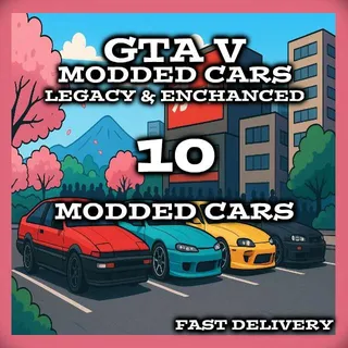 ✨ GTA V | ENCHANCED & LEGACY EDITION | 10 MODDED CARS | READ DESCRIPTION! ✨