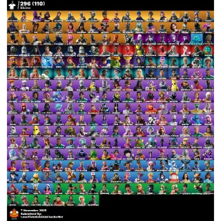 ⭐️FORTNITE [PC]⭐️ 302 SKINS | 🔥DARK VERTEX 🔥| 💎 IKONIK | 💎BLACK KNIGHT |✅ OG STW BASE LVL 128 ✅