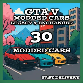 ✨ GTA V | ENCHANCED & LEGACY EDITION | 30 MODDED CARS | READ DESCRIPTION! ✨