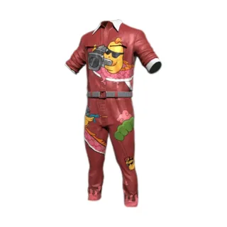 UBG Skin Dragon Dropper Jumpsuit Red