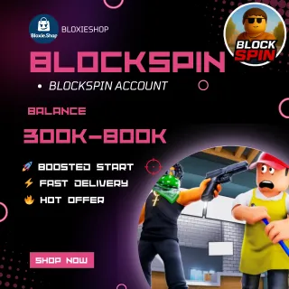 1 BLOCKSPIN ACCOUNT – READY TO PLAY