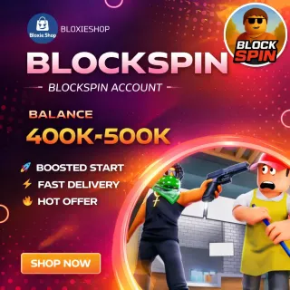 1 BLOCKSPIN ACCOUNT — AUTO DELIVERY IN SECONDS FAST SERVICE