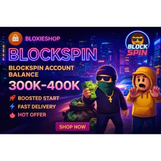 1 BLOCKSPIN ACCOUNT — AUTO DELIVERY IN SECONDS FAST SERVICE