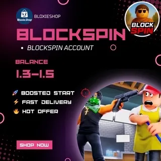 1 BLOCKSPIN ACCOUNT – READY TO PLAY (1.2-1.3)