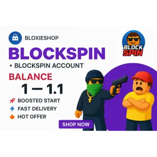 ⚡ 2 BLOCKSPIN ACCOUNT — AUTO DELIVERY IN SECONDS