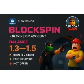 🪄 BLOCKSPIN ACCOUNT — AUTO DELIVERY IN SECONDS