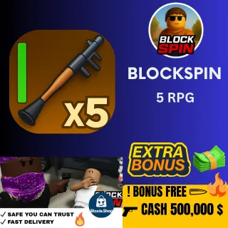 BLOCKSPIN RPG 5 (BONUS CASH 500K)