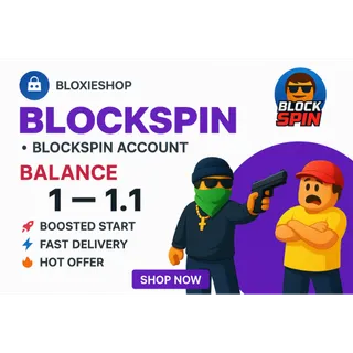 ⚡ BLOCKSPIN ACCOUNT