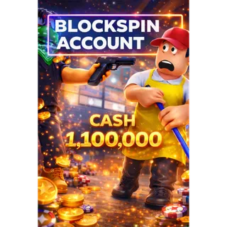  1.1 M BLOCKSPIN ACCOUNT — AUTO DELIVERY IN SECONDS