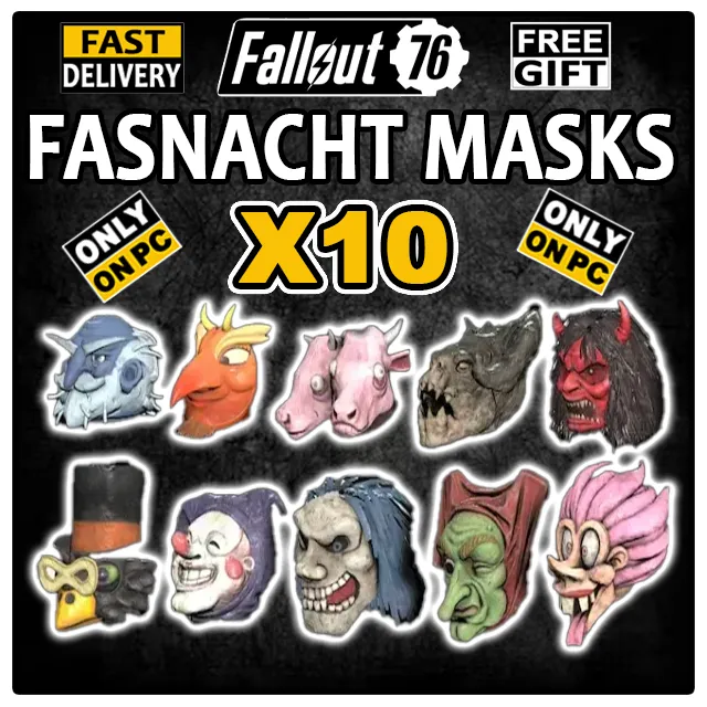 FASNACHT MASKS - Fallout 76 Game Items - Gameflip