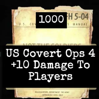 1K US COVERT OPS 4