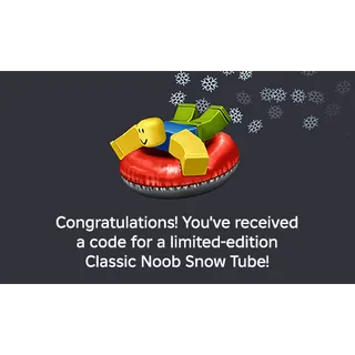 classic noob snow tube