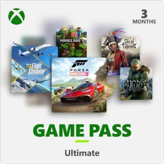 Xbox Game Pass Ultimate 3 Month Code