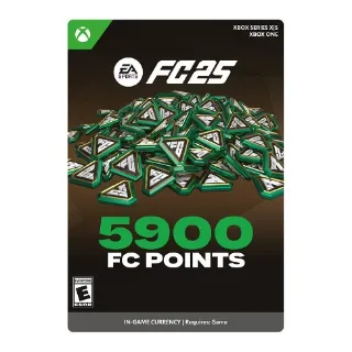 EA SPORTS FC 25 - 5900 FC POINTS XBOX !INSTANT DELIVERY!