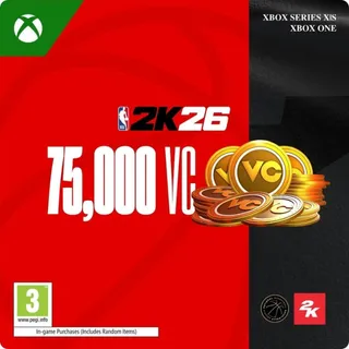 NBA 2K26 75,000 VC Pack Xbox KEY !INSTANT DELIVERY!
