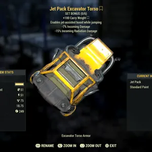 Jet Pack Excavator Torso