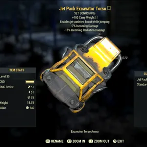 Jet Pack Excavator Torso