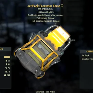 Jet Pack Excavator Torso