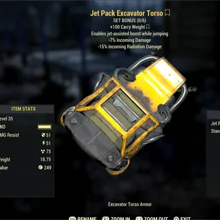 Jet Pack Excavator Torso
