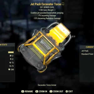 Jet Pack Excavator Torso