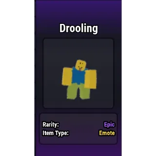 Drooling emote