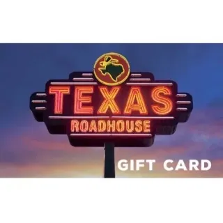 $50 Texas Roadhouse GIFT CARD!!