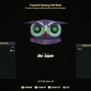 Glowing Owl Mask