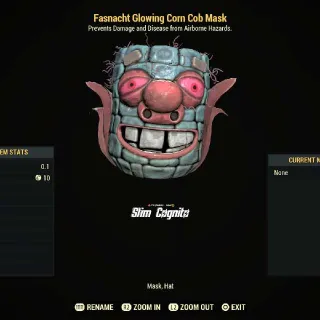 Glowing Corn Cob Mask