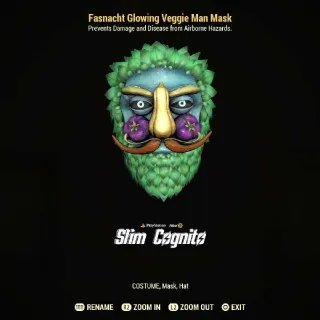 Glowing Veggie Mask