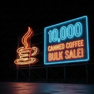 ☕️ 10k Canned Coffee