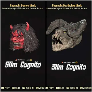 Demon + Deathclaw Masks