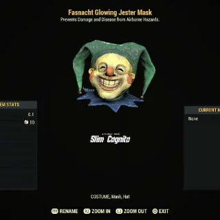 Glowing Jester Mask