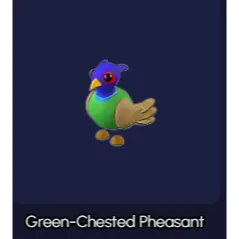 Green-Chested Pheasant NEON