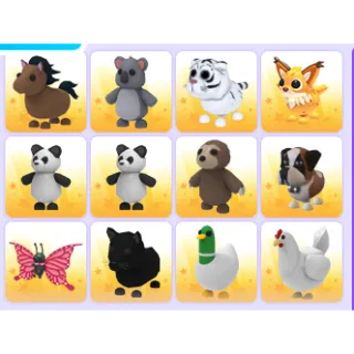 Bundle pets adoptme x12