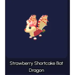 Strawberry Shortcake bat dragon FR