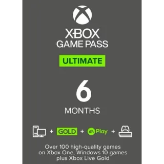 Xbox Game Pass Ultimate 6-month (Global)