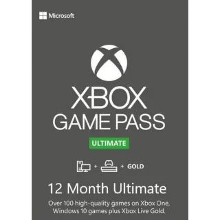 Xbox Game Pass Ultimate 12-month (Global)