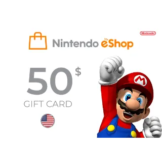 $50.00 USD Nintendo eShop