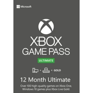 Xbox Game Pass Ultimate 12-month (Global)