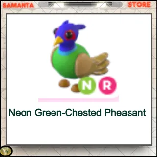 Neon Green-Chested Pheasant 