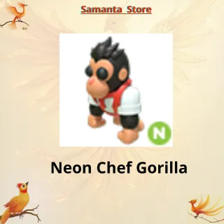 Neon Chef Gorilla