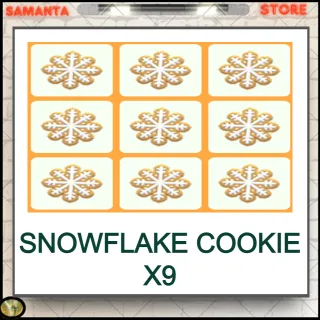 SNOWFLAKE COOKIE X9