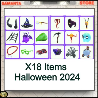 X18 Items  Halloween 2024