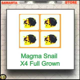  Magma Snail  X4 Full Grown