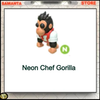 Neon Chef Gorilla