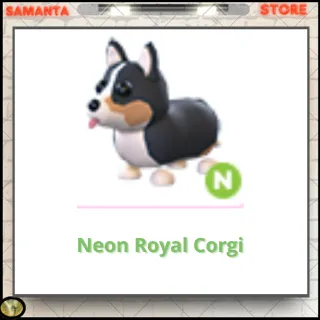 Neon Royal Corgi