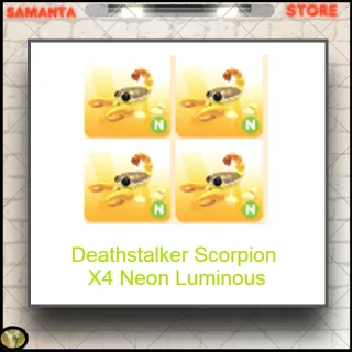 Deathstalker Scorpion  X4 Neon Lumin