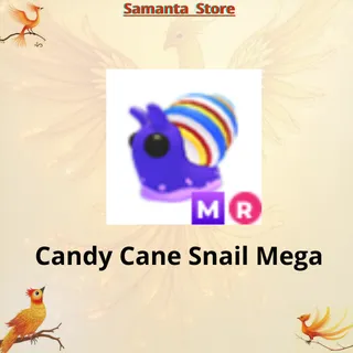 Candy Cane Snail Mega